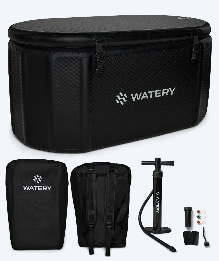 Watery Oppustelig Isbad Master — premium ovalt isbad til to