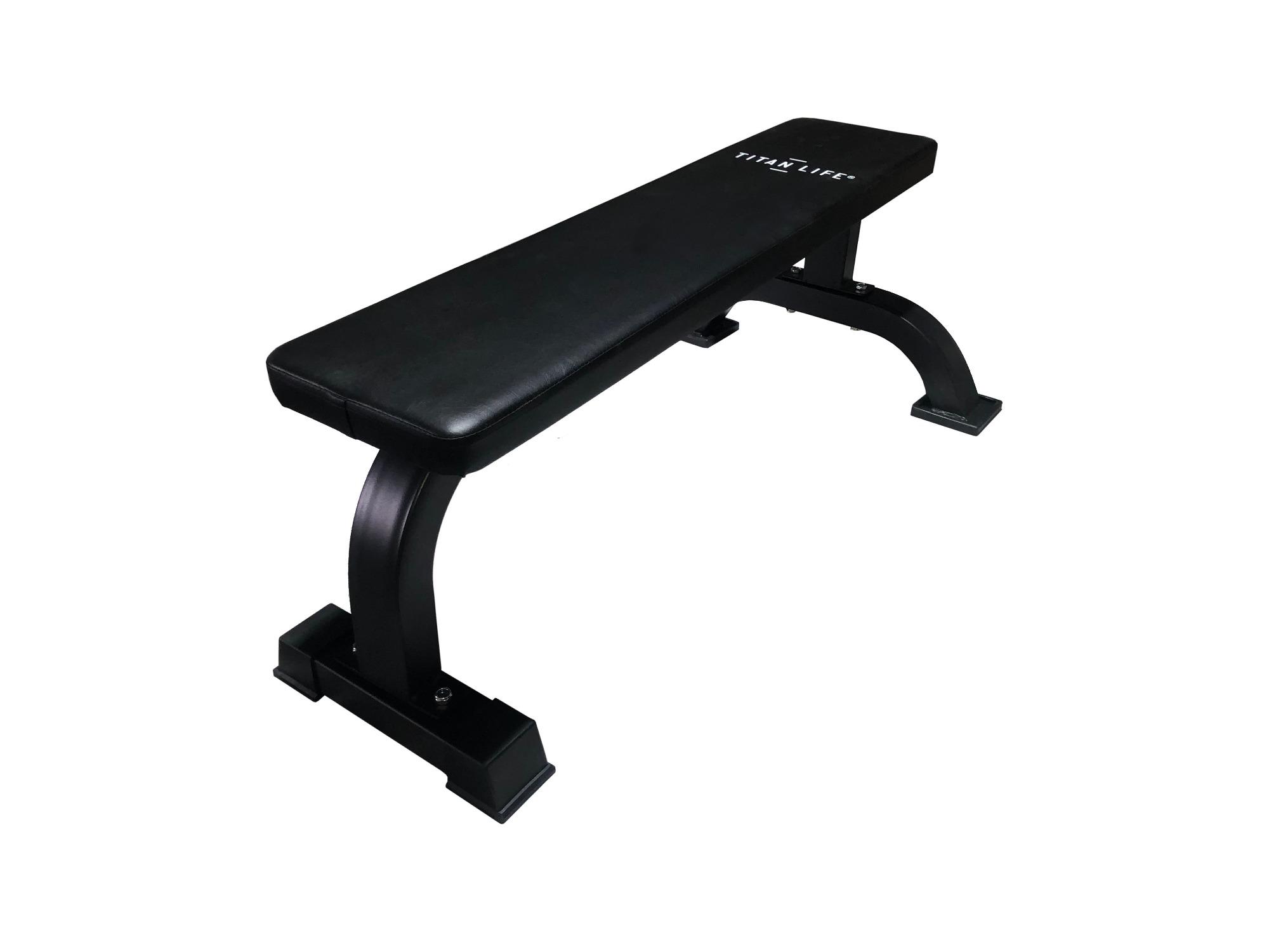 Titan Life Bench Flat Basic — solid fladbænk til styrketræning