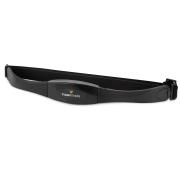 Flow Fitness 5 kHz pulsbælte i sort med elastisk rem