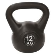 Sportsbuddy kettlebell 12 kg i sort PVC