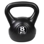 Sportsbuddy kettlebell 8 kg i sort PVC