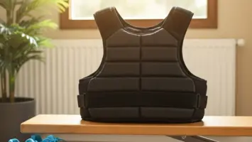 Illustration til vægtvest træning med styrke og gåtur som tema