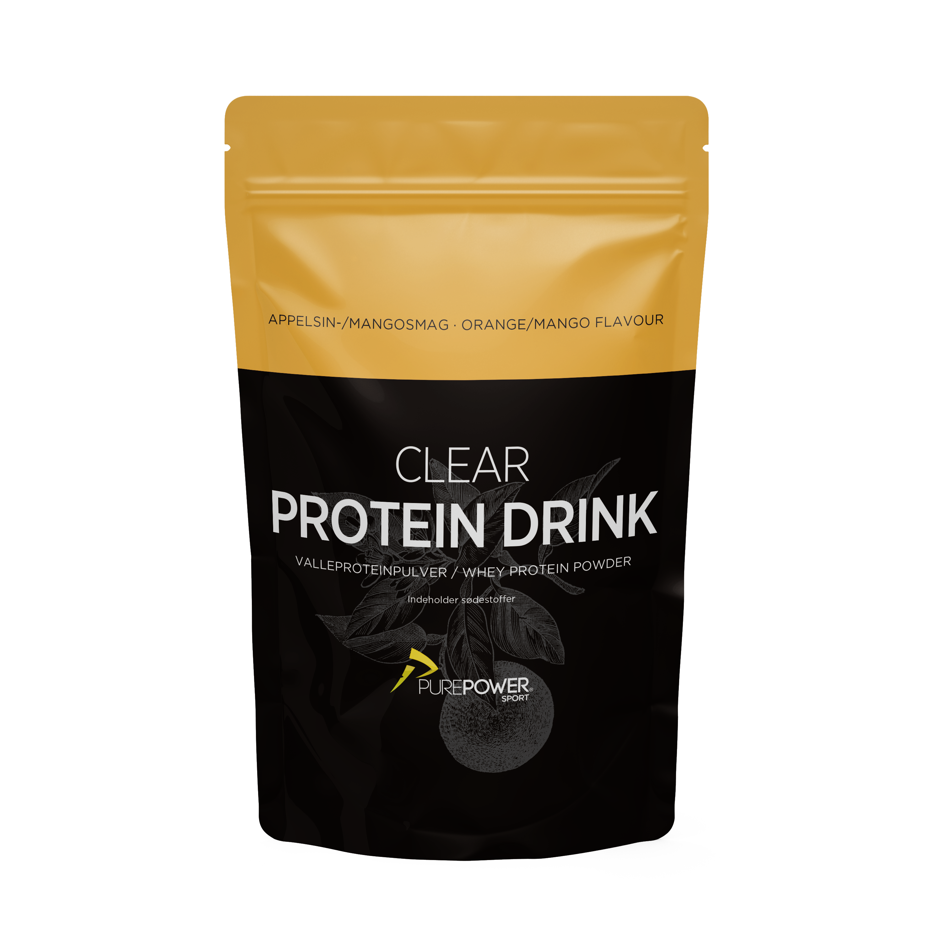 PurePower Clear Protein Drink Appelsin/Mango 400 g
