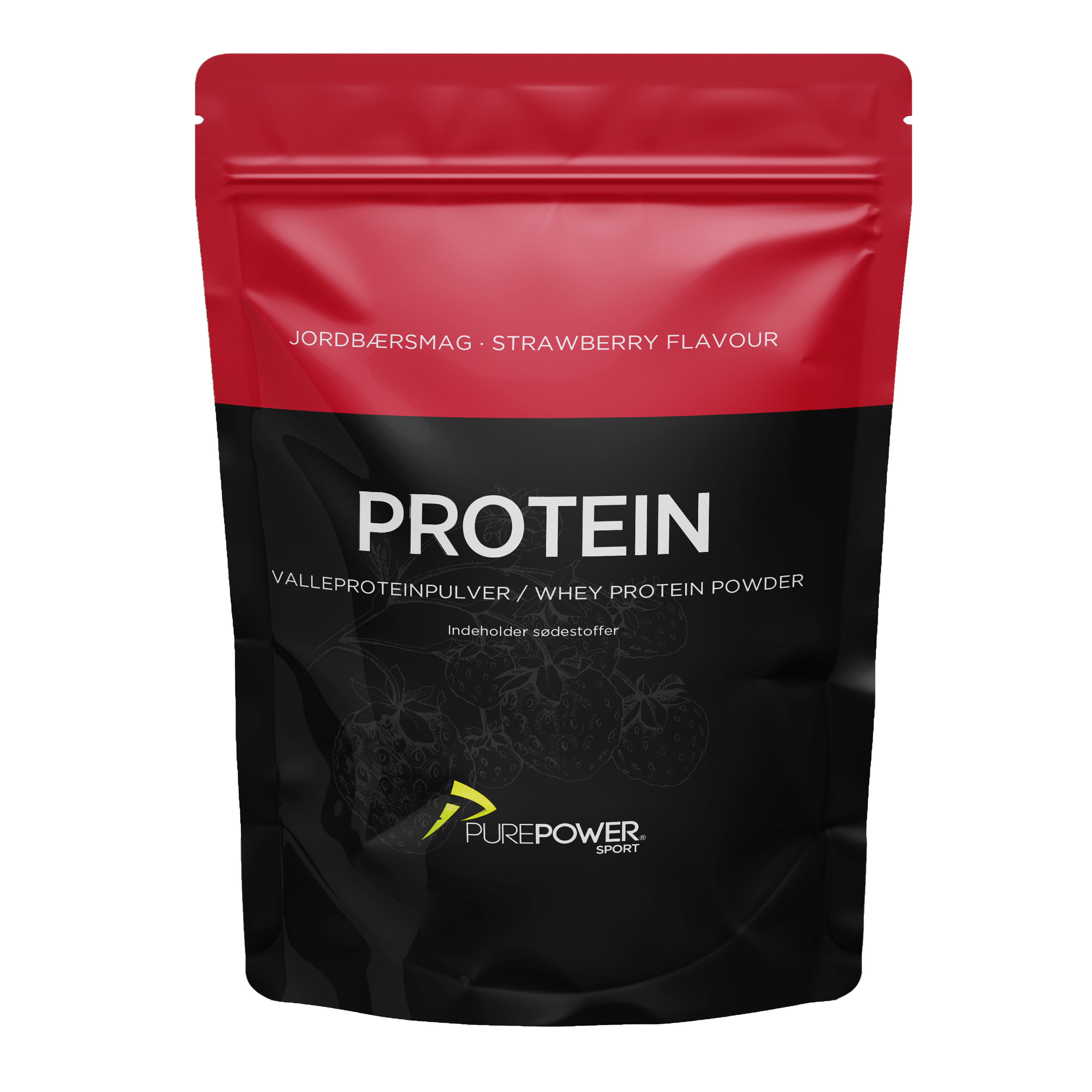 PurePower Valle Protein Jordbær 1 kg