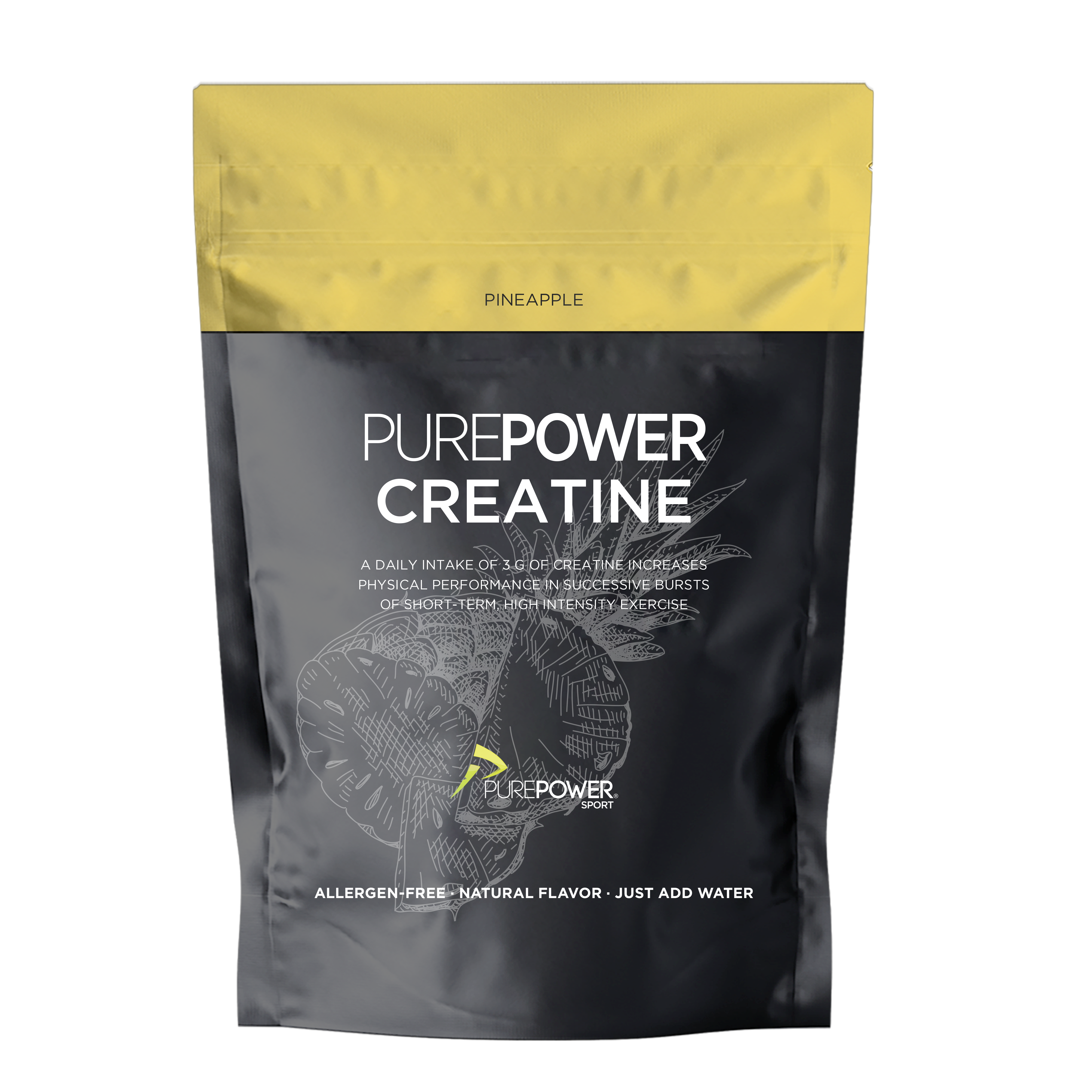 PurePower Kreatin Ananas 300 g pulver