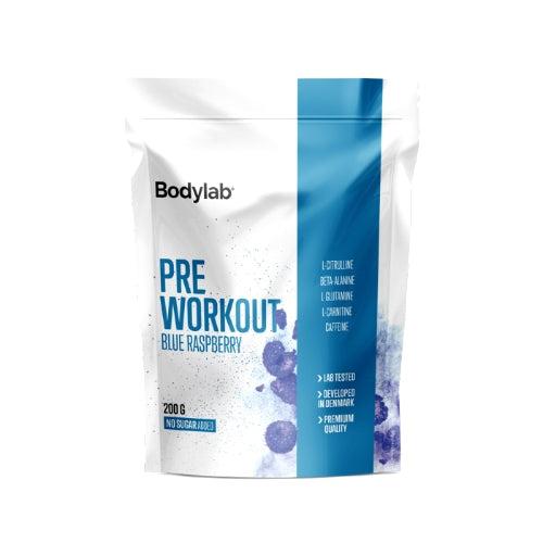 Bodylab Preworkout 200 g Blue Raspberry pulver i pose