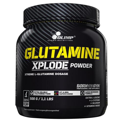Olimp Nutrition Glutamine Xplode 500 g pulver med appelsinsmag