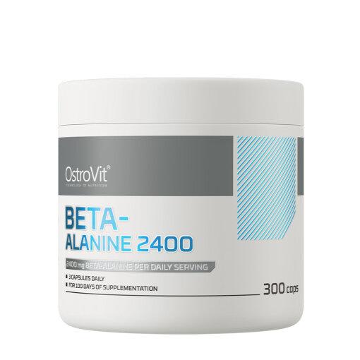 Ostrovit Beta-Alanine 2400 mg 300 kapsler i hvid dunk