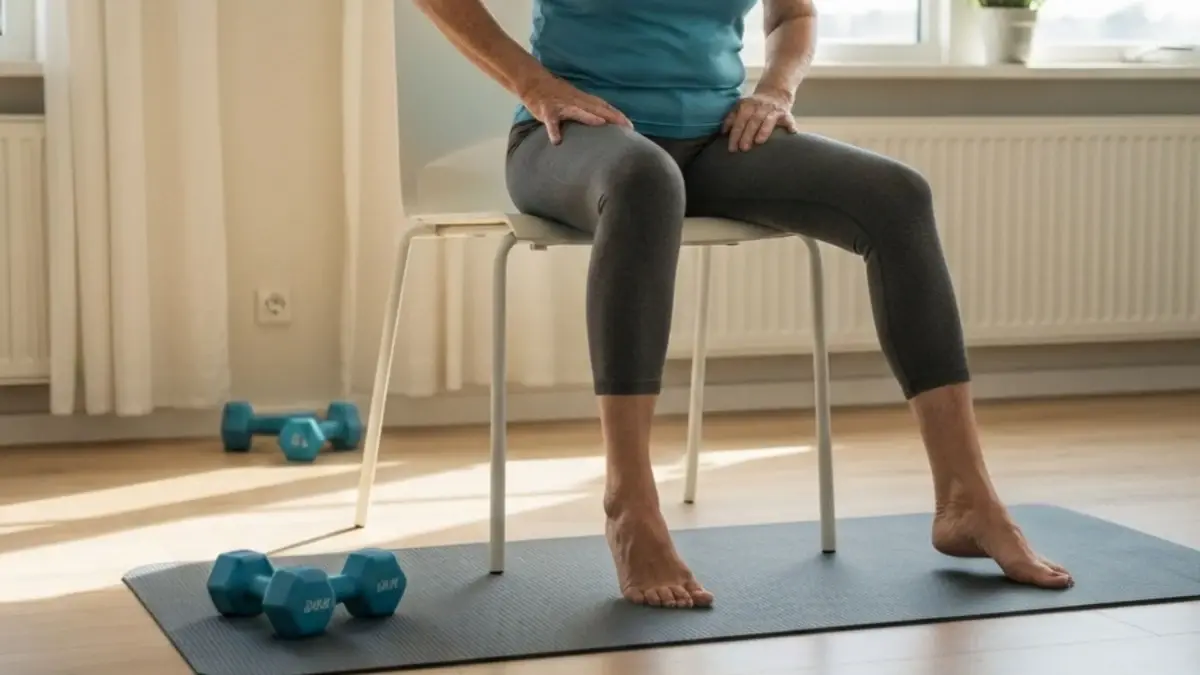 Styrketræning for ældre: sikker start: dansk fitness-guide uden tekst