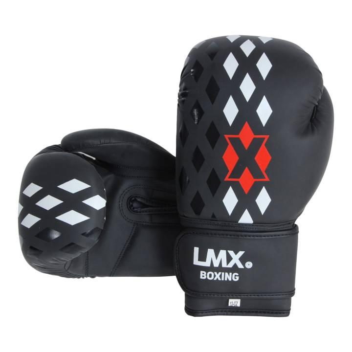 Sorte LMX. boksehandsker i PU, 12 oz