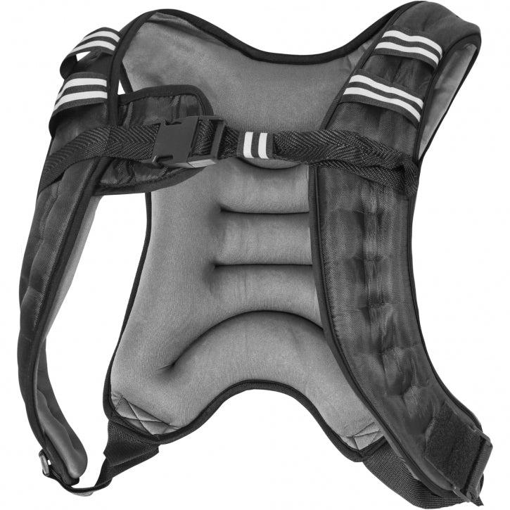 X-style vægtvest 10 kg i sort neopren og nylon