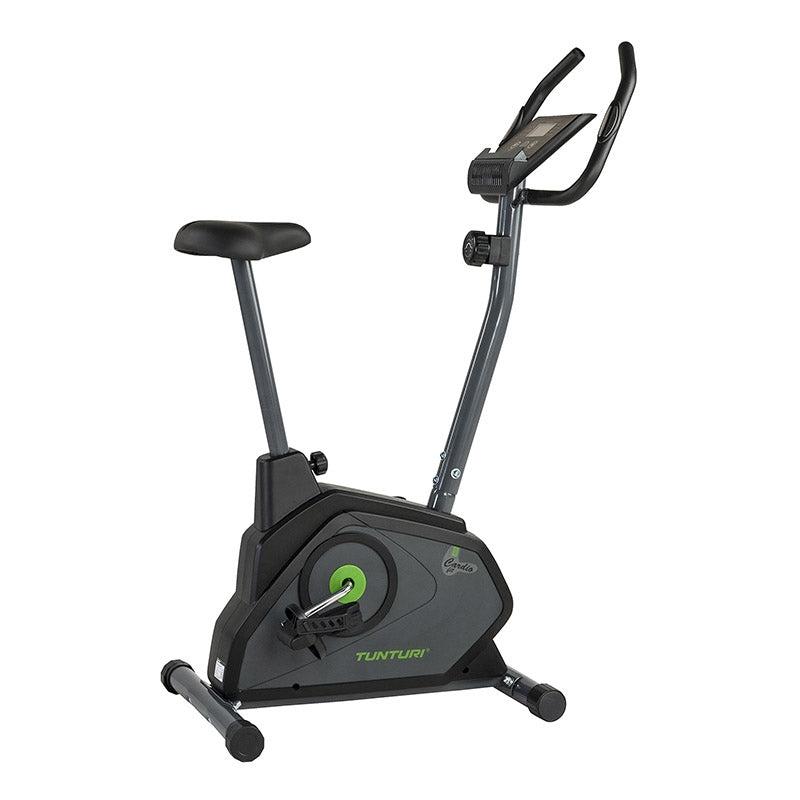 Sportsbuddy Essential Motionscykel sort upright med tablet-holder