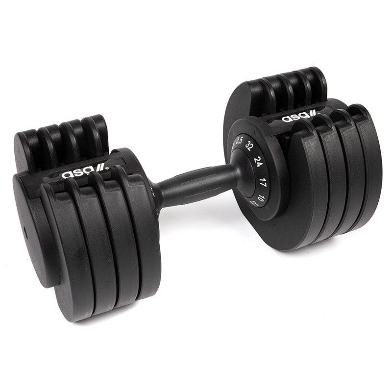 Sportsbuddy justerbar håndvægt 32 kg med stativ
